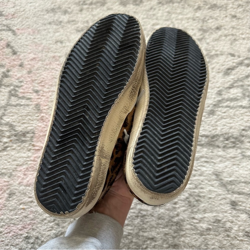 Golden Goose Superstar low-top sneaker in leopard - Picture 9 of 10